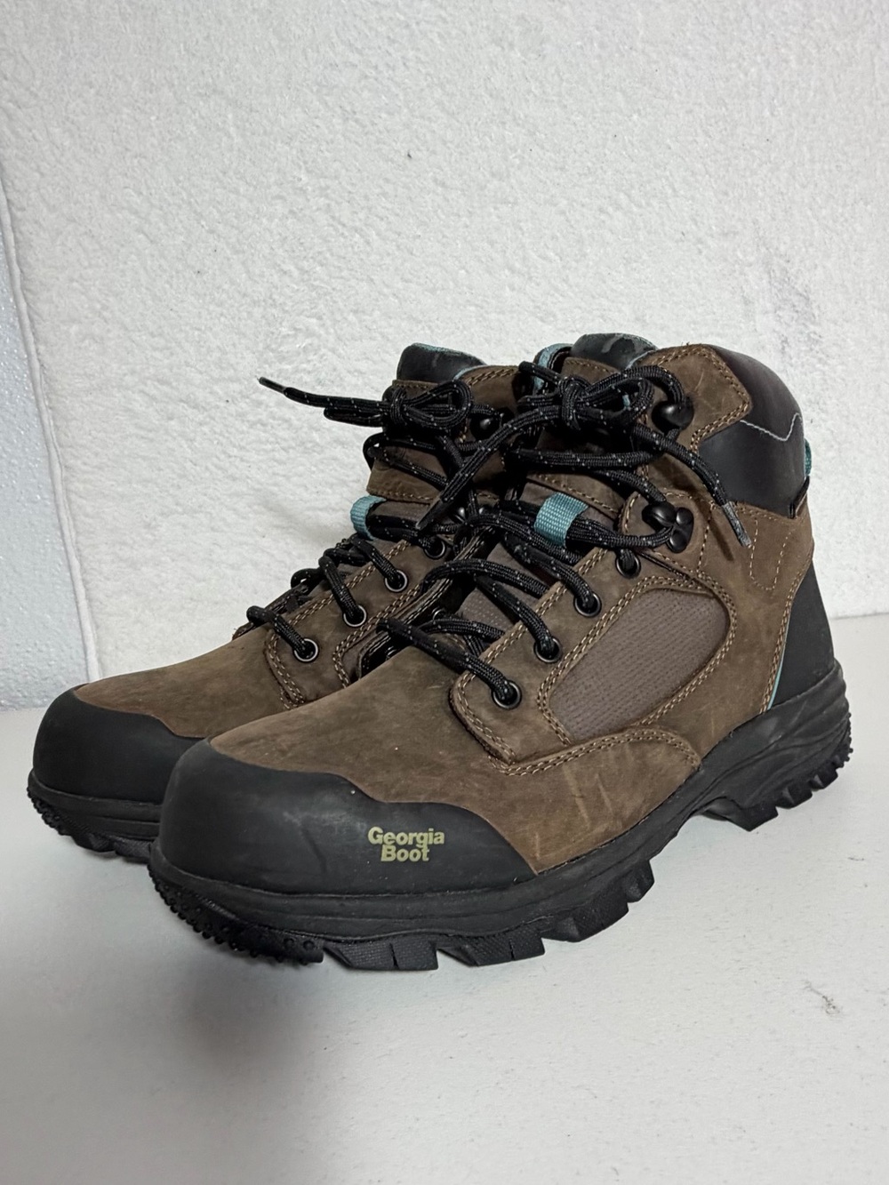 Georgia Boot Blue Collar Waterproof Work Boots Brown Women’s 9.5 W Hard Toe
